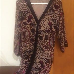 Velvet Brocade Kimono